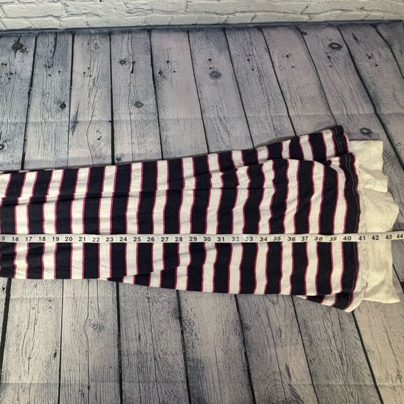 Splendid Navy White Pink Long Maxi Stripes Festival Preppy Sleeveless Dress S - Picture 13 of 13